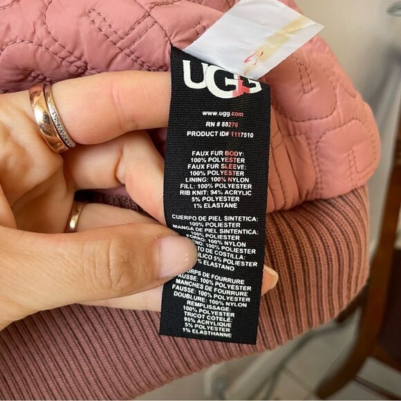 UGG Augusta Sherpa Baseball Jacket - Picture 8 of 8